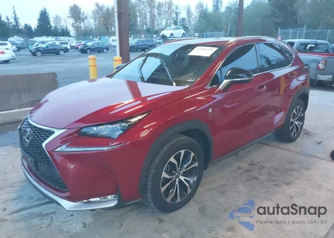 2016 Lexus Nx 200T F Sport z USA, uszkodzony, nr VIN JTJBARBZ2G2064347